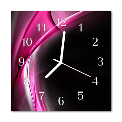 Glasuhr Küchenuhr Abstrakte Linien