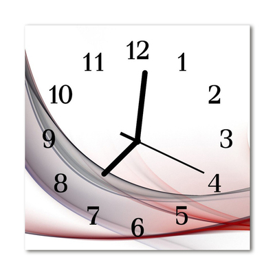 Glasuhr Küchenuhr Abstraktes