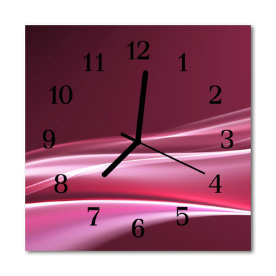Glasuhr Küchenuhr Abstrakte Linien