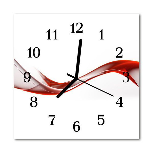 Glasuhr Küchenuhr Abstrakte Linien