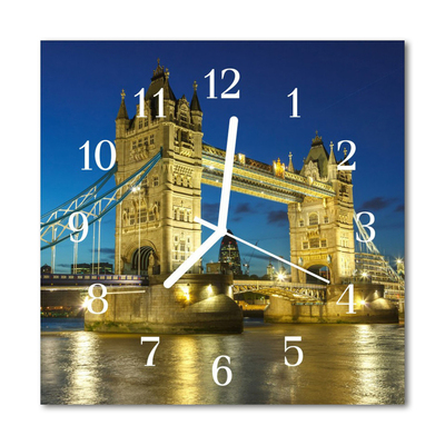Glasuhr Küchenuhr Brücke London