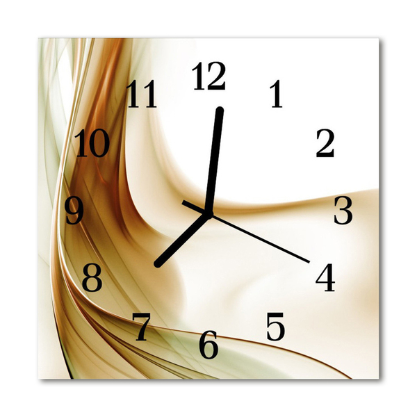 Glasuhr Küchenuhr Abstrakt