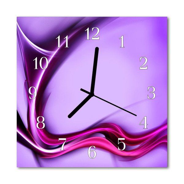Glasuhr Küchenuhr Abstrakt