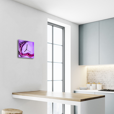 Glasuhr Küchenuhr Abstrakt