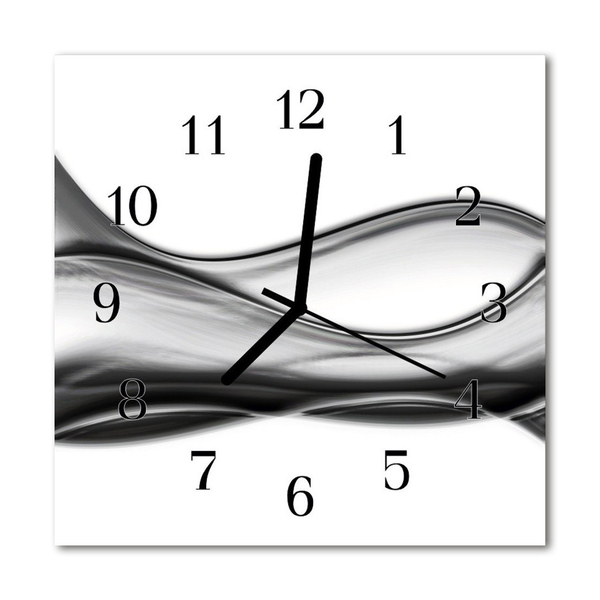 Glasuhr Küchenuhr Abstrakt
