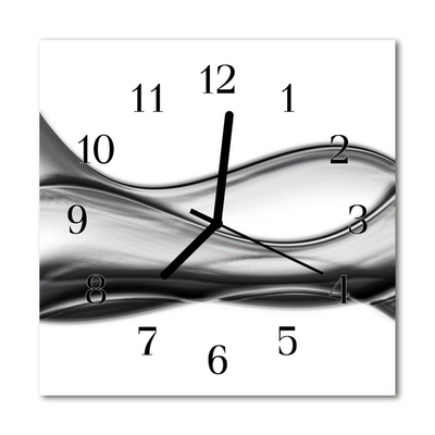 Glasuhr Küchenuhr Abstrakt