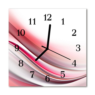 Glasuhr Küchenuhr Abstrakt