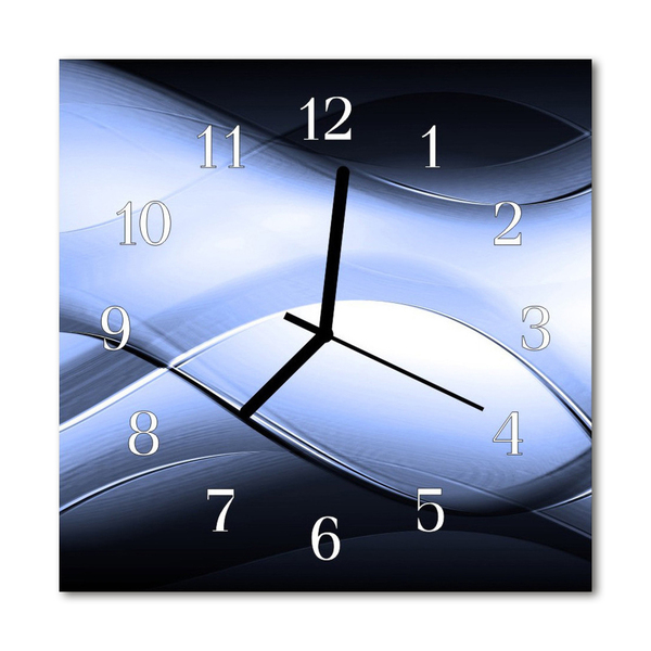 Glasuhr Küchenuhr Abstrakt
