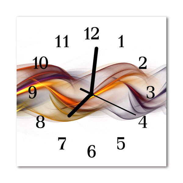 Glasuhr Küchenuhr Abstrakt
