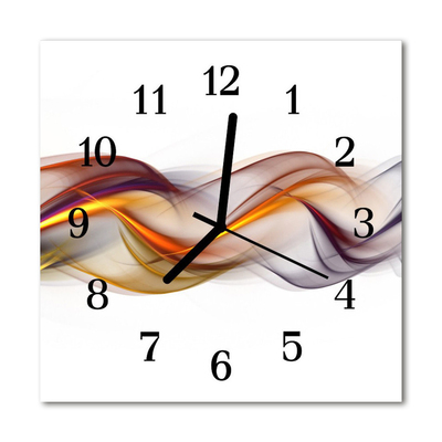 Glasuhr Küchenuhr Abstrakt