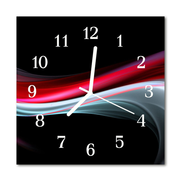 Glasuhr Küchenuhr Abstrakt