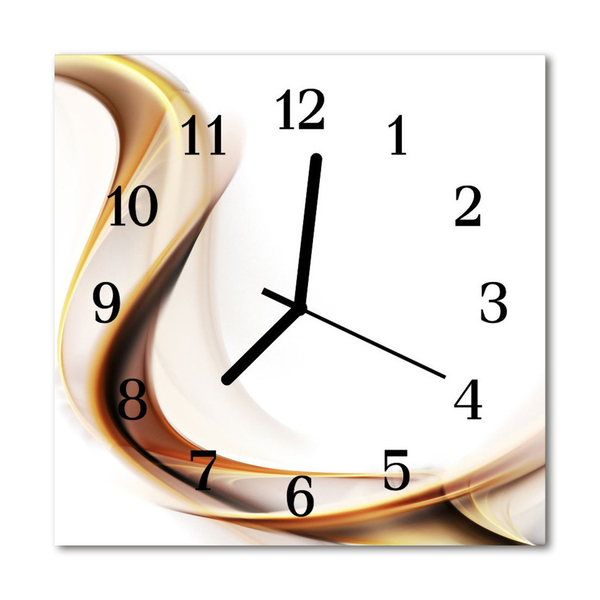 Glasuhr Küchenuhr Abstrakt