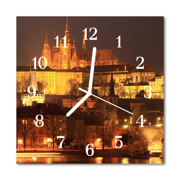 Glasuhr Küchenuhr Prag
