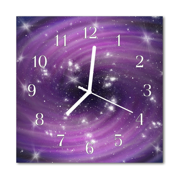 Glasuhr Küchenuhr Abstrakt