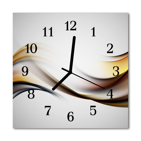 Glasuhr Küchenuhr Abstrakt