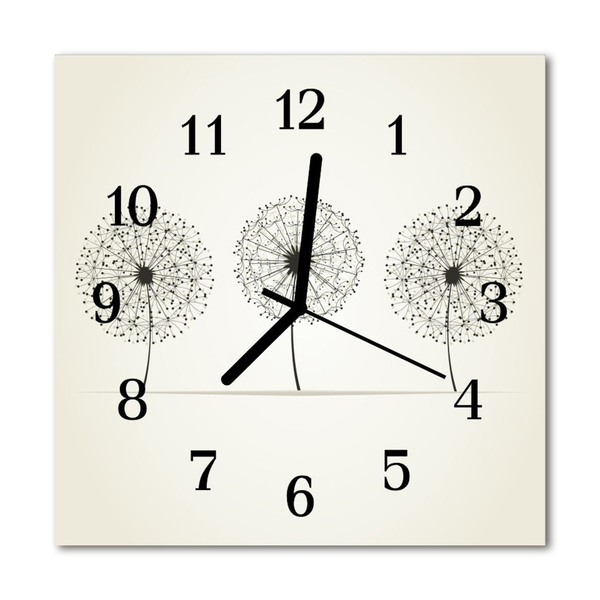 Glasuhr Küchenuhr Abstrakt
