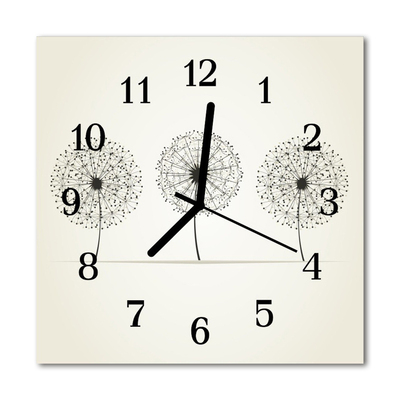 Glasuhr Küchenuhr Abstrakt