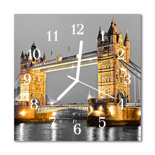 Glasuhr Küchenuhr Tower Bridge