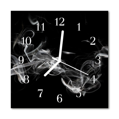 Glasuhr Küchenuhr Rauch