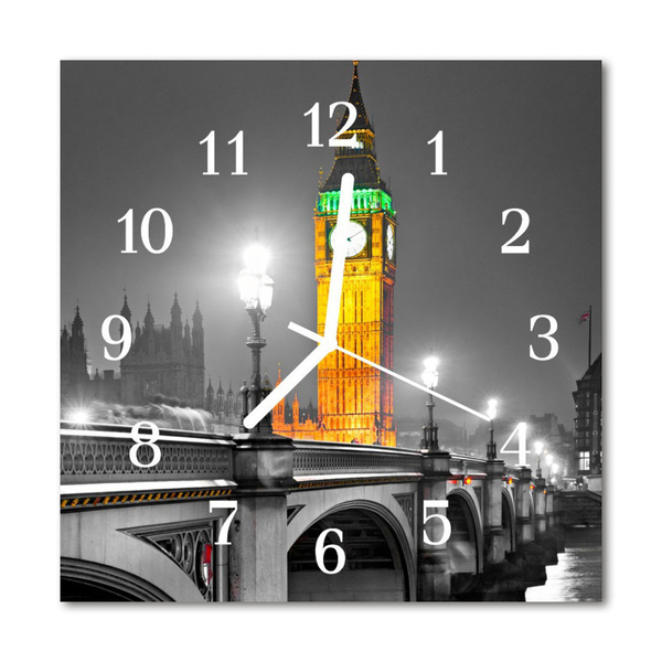 Glasuhr Küchenuhr Big Ben