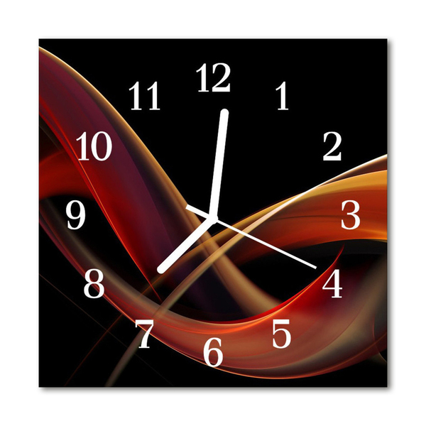 Glasuhr Küchenuhr Abstraktes