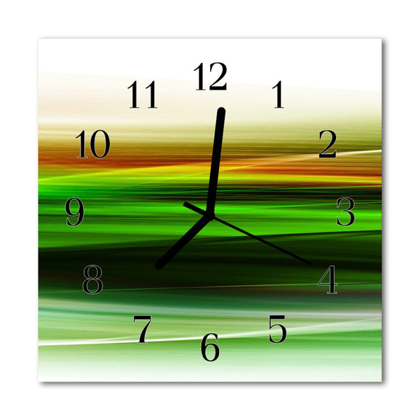 Glasuhr Küchenuhr Abstraktes