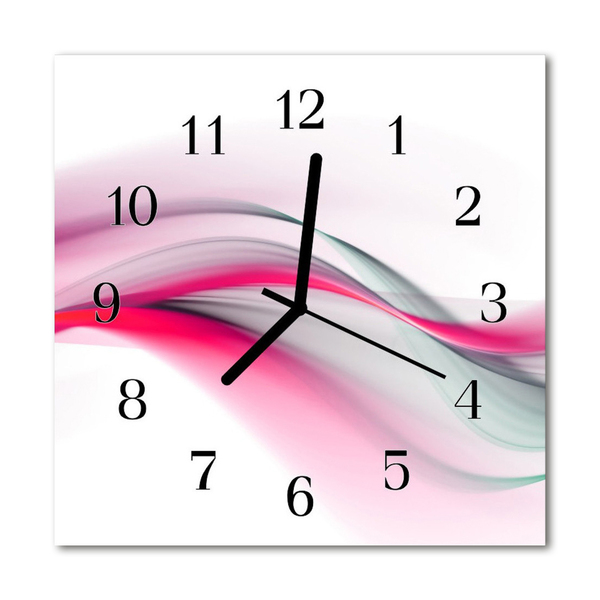 Glasuhr Küchenuhr Abstraktes