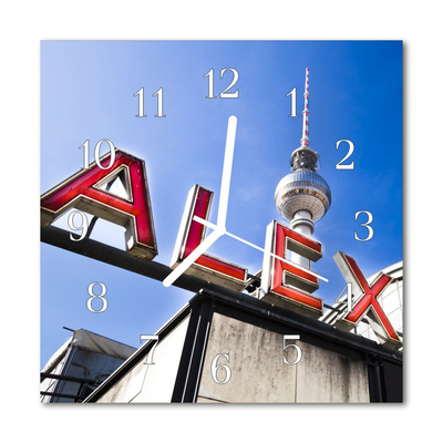 Glasuhr Küchenuhr Alexanderplatz