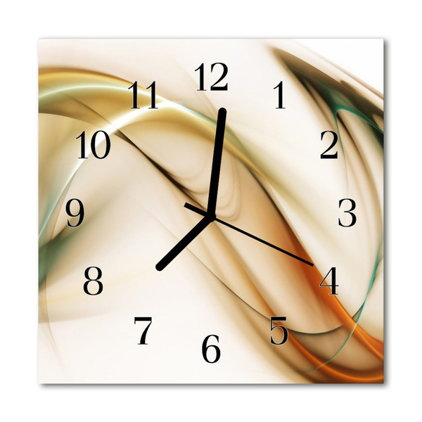 Glasuhr Küchenuhr Abstraktes
