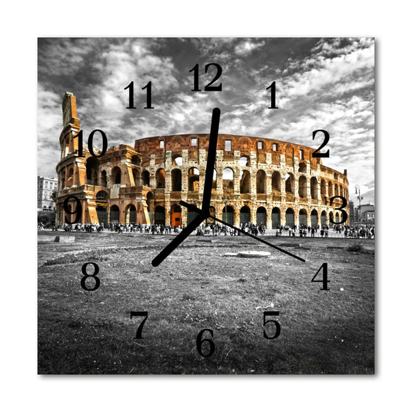 Glasuhr Küchenuhr Colosseum