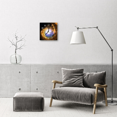 Glasuhr Küchenuhr Kosmos