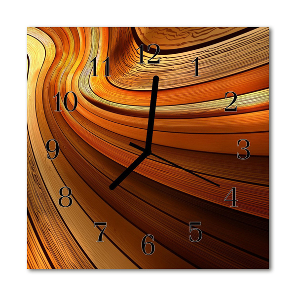 Glasuhr Küchenuhr Abstraktes
