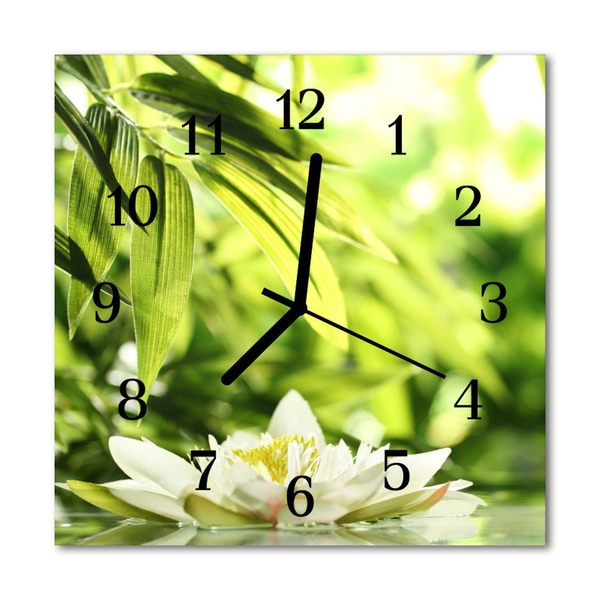 Glasuhr Wanduhr Natur