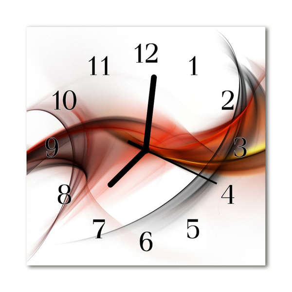 Glasuhr Wanduhr Abstraktes