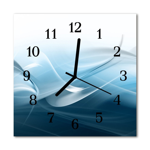 Glasuhr Wanduhr Abstrakt