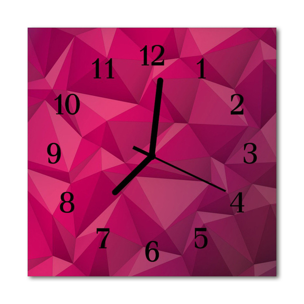 Glasuhr Wanduhr Abstrakt
