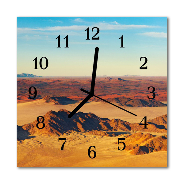 Glasuhr Wanduhr Wildnis