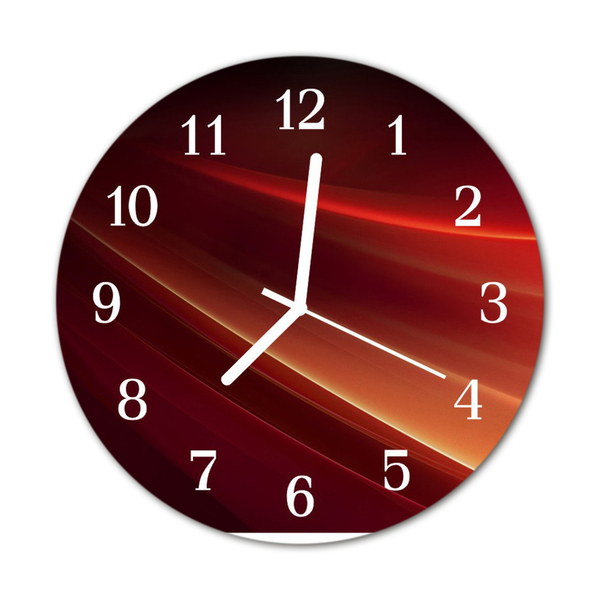 Glasuhr Küchenuhr Abstraktes