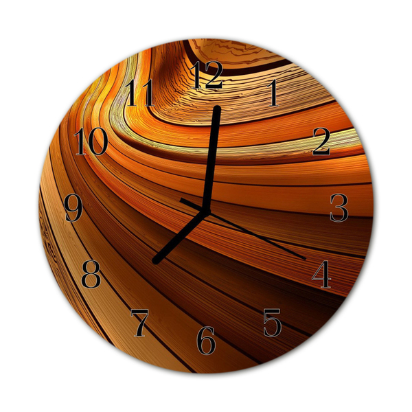 Glasuhr Küchenuhr Abstraktes