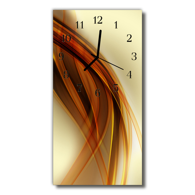 Glasuhr Wanduhr Muster