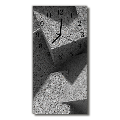 Glasuhr Wanduhr Marmortisch