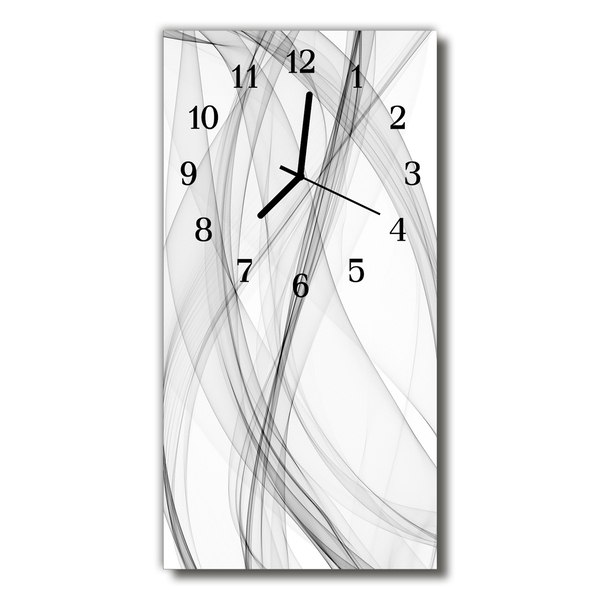 Glasuhr Wanduhr Gardine