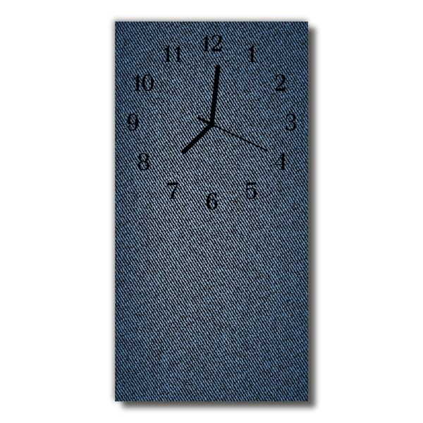 Glasuhr Wanduhr Kunstoff