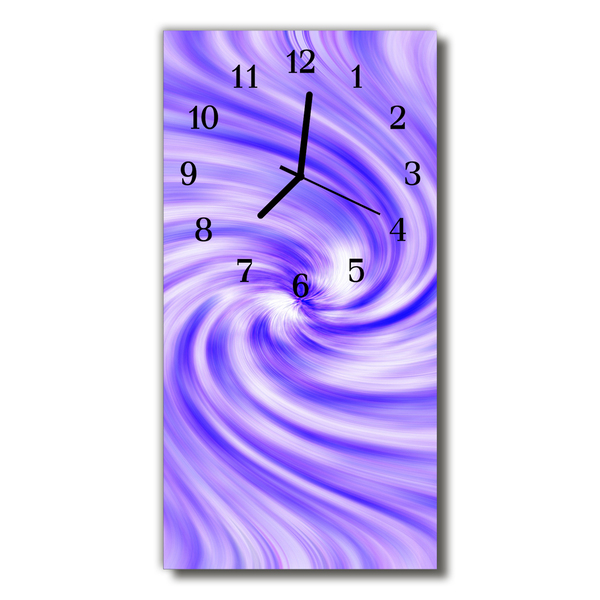 Glasuhr Küchenuhr Wirbel