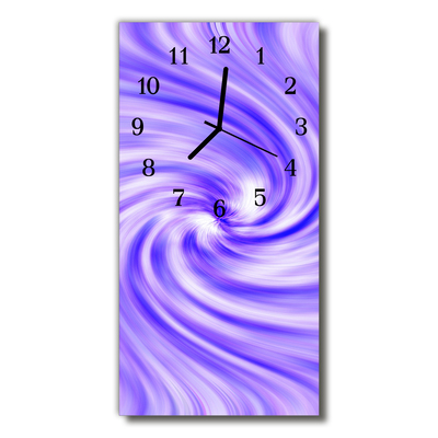 Glasuhr Küchenuhr Wirbel