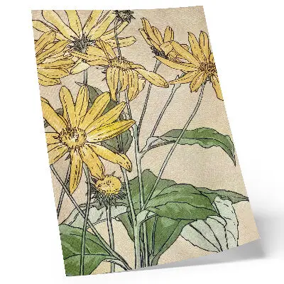 Poster Sonnenblumen (1915) von Hannah Borger Overbeck