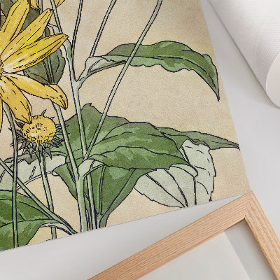 Poster Sonnenblumen (1915) von Hannah Borger Overbeck