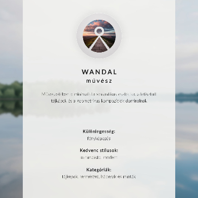 Wandposter Ruhiges Wasser, Bäume spiegeln sich im Himmel, Landschaft