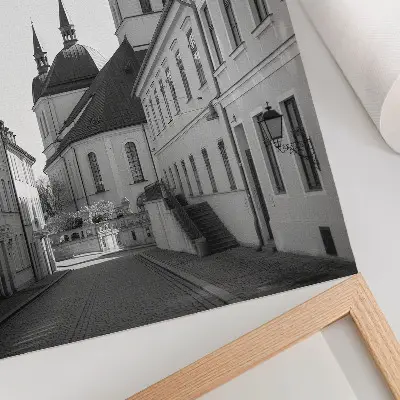 Poster mit historischer Architektur und eleganten Gebäudedetails