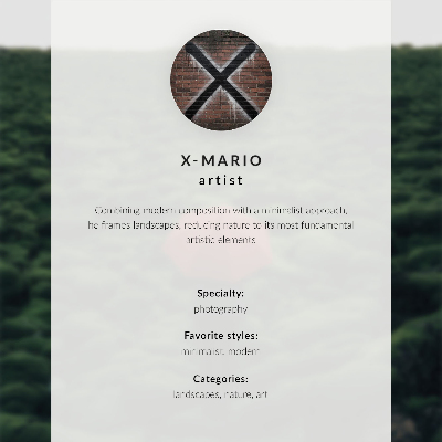 Wandposter Einsamer Baum vor hellem Hintergrund, Minimalismus